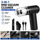 Mini USB Rechargeable Vacuum Cleaner | 3-in-1 Portable Cleaner