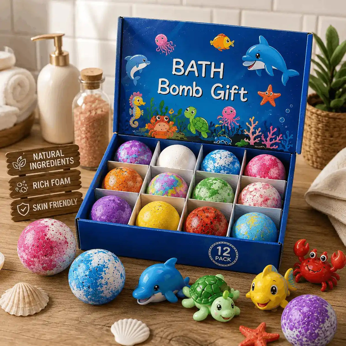 Kids Bath Bombs - Surprise Toy Inside