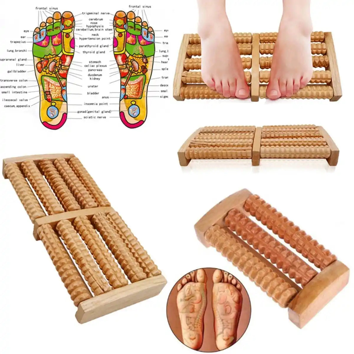 Wooden Roller Massager